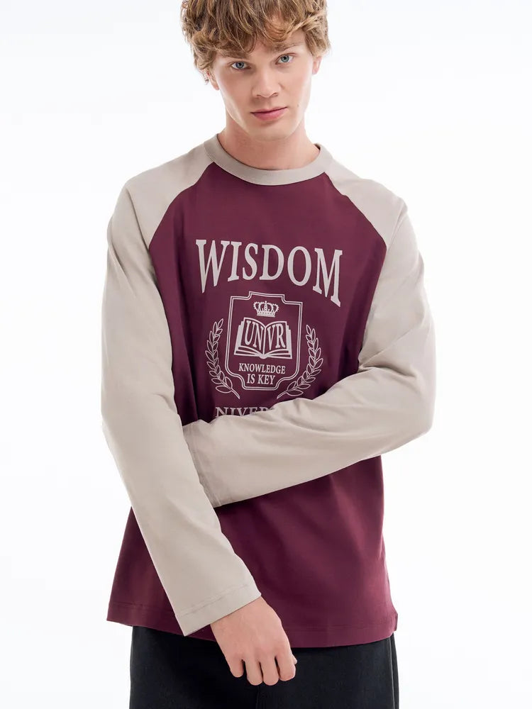 Longsleeve contrasté