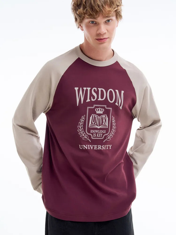 Longsleeve contrasté