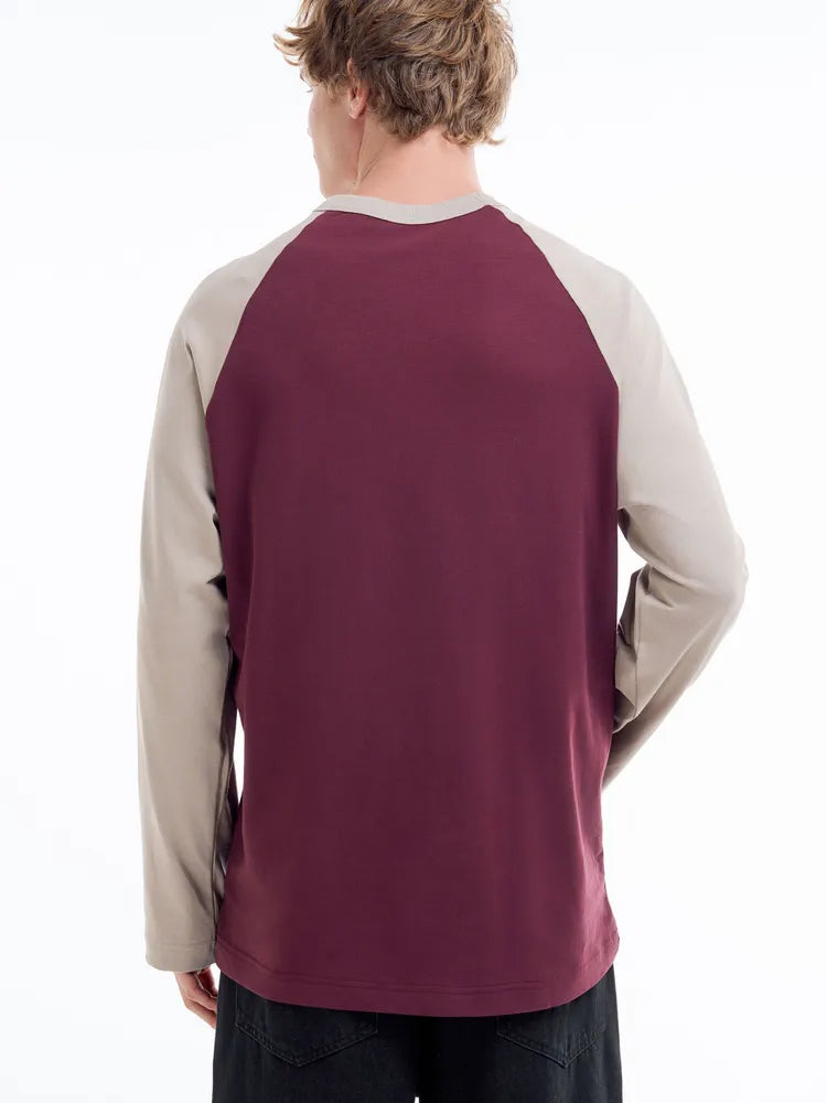 Longsleeve contrasté