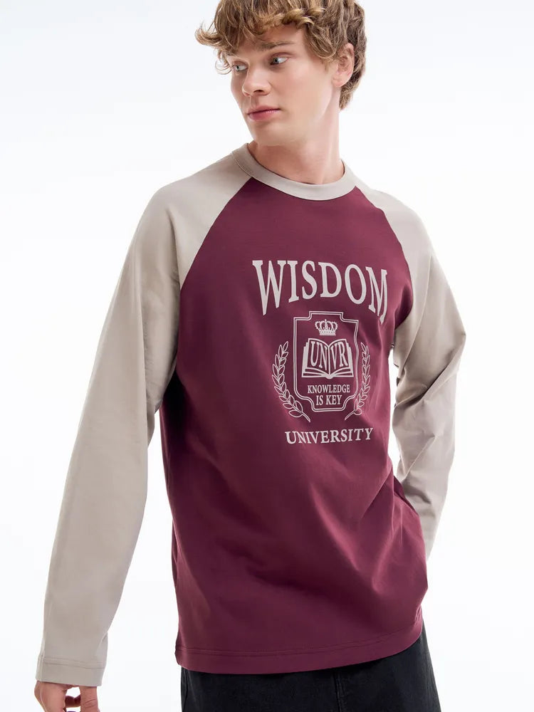 Longsleeve contrasté