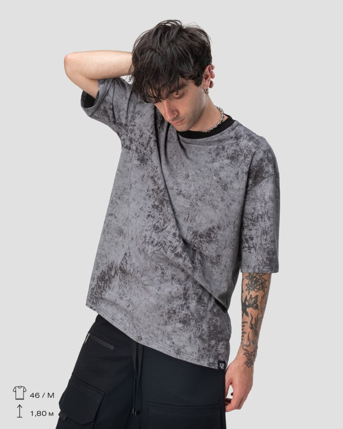 T-shirt en coton lavé