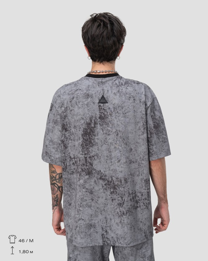 T-shirt en coton lavé