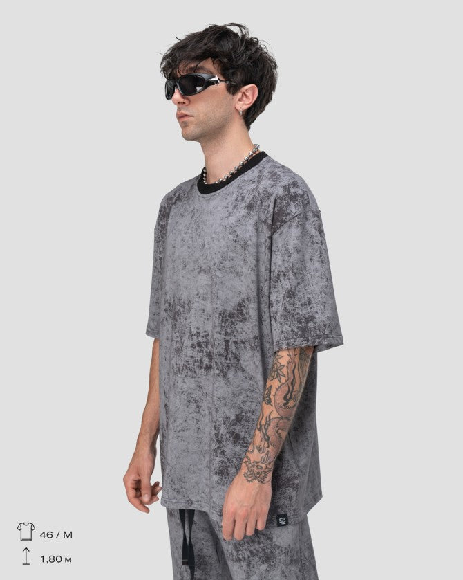 T-shirt en coton lavé