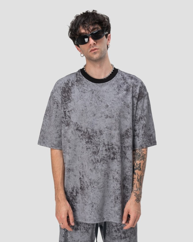 T-shirt en coton lavé